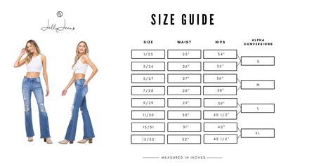 5r size|jeans fit chart.
